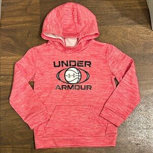 Under Armour Kids Heathered Red Hoodie